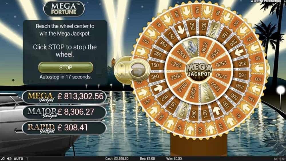 Mega Fortune Bonus Jackpot Game