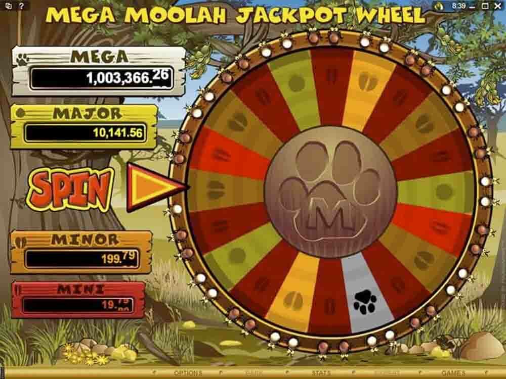 Mega Moolah Jackpot Bonus Game Feature