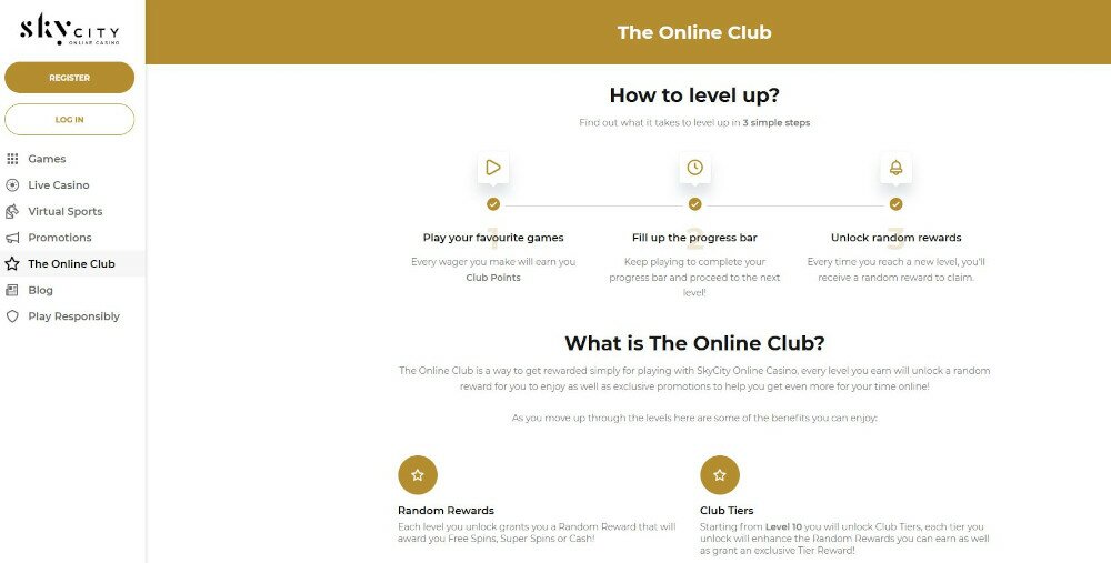 SkyCity Casino - The Online Club