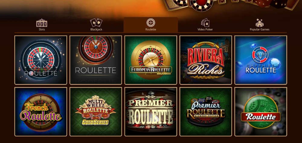 River Belle Live Casino Games